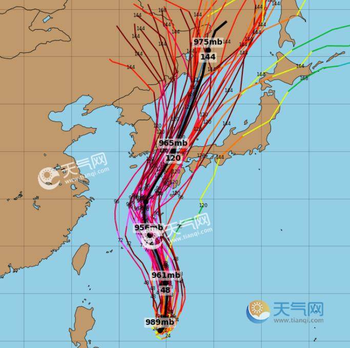 浙江台风路径实时发布系统9号 "美莎克"未来会去影响浙江吗