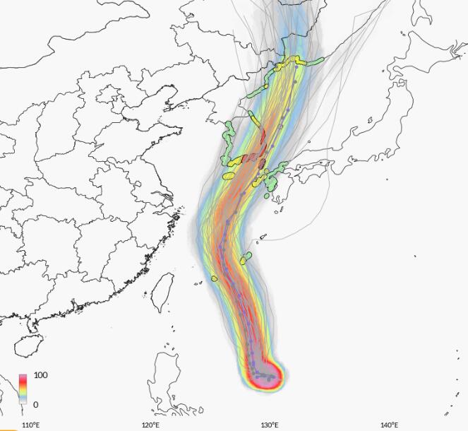 9号台风温州台风网台风路径图 “美莎克”路径实时发布系统最新路径趋势