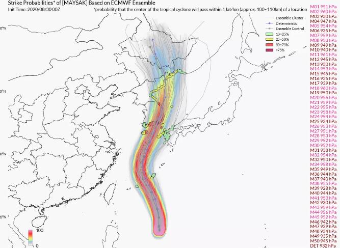 9号台风实时最新消息今天 台风“美莎克”或成韩国“风王”