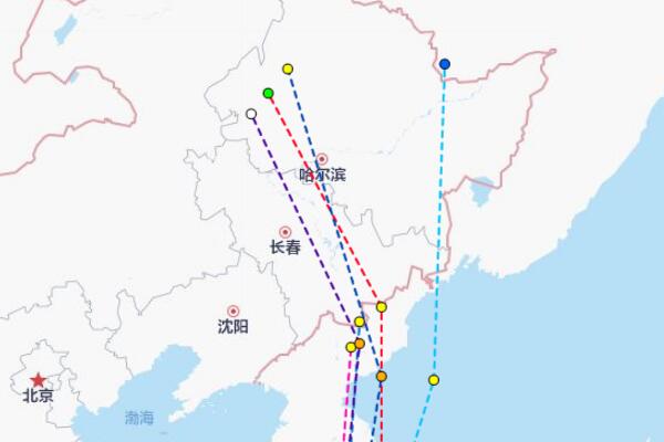 吉林台风实时最新消息今天 台风“美莎克”未来一周将影响吉林