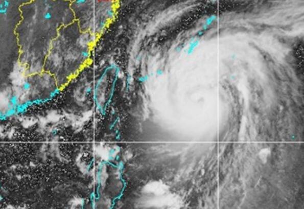 9号台风美莎克加强后持续北上 受其影响福建近海将现15级大风