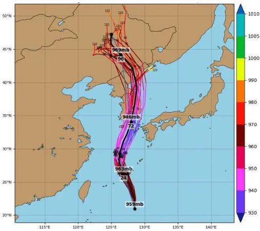 温州台风网路径实时发布系统10号 台风“海神”将在日本登陆再进入中国东北