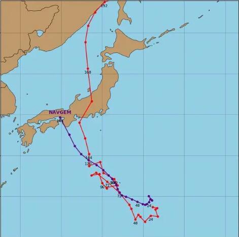 温州台风网路径实时发布系统10号 台风“海神”将在日本登陆再进入中国东北