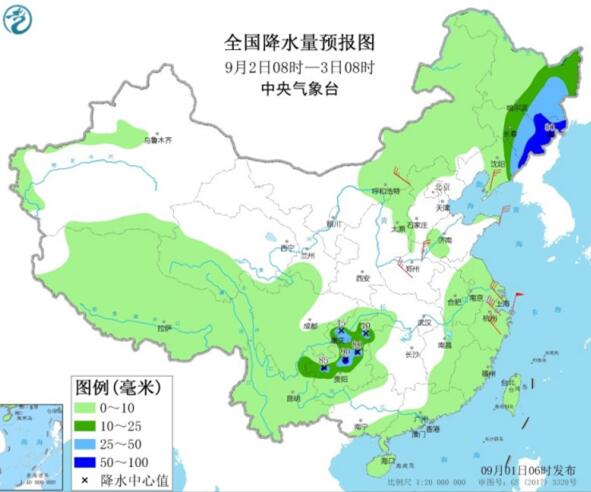 9号超强台风美莎克进入东海 东北地区多地出现大到暴雨