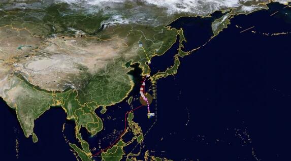 10号台风海神路径实时发布系统 24小时内生成将争夺全球“风王”之冠