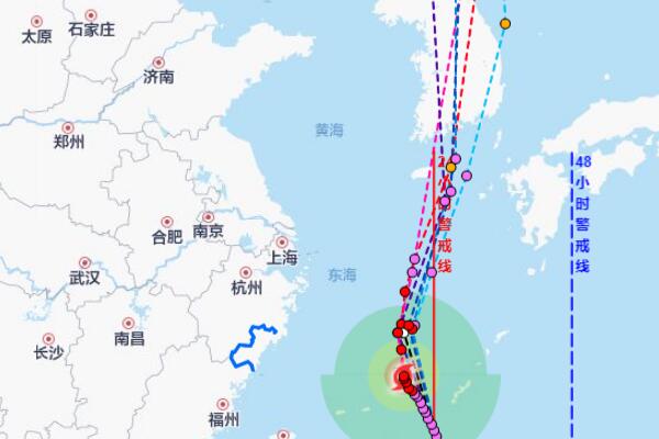 9号台风实时路径发布系统 “美莎克”将于明天在韩国沿海登陆