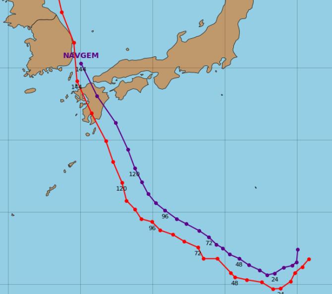 10号台风路径实时图最新更新 台风海神未来路径发展趋势图