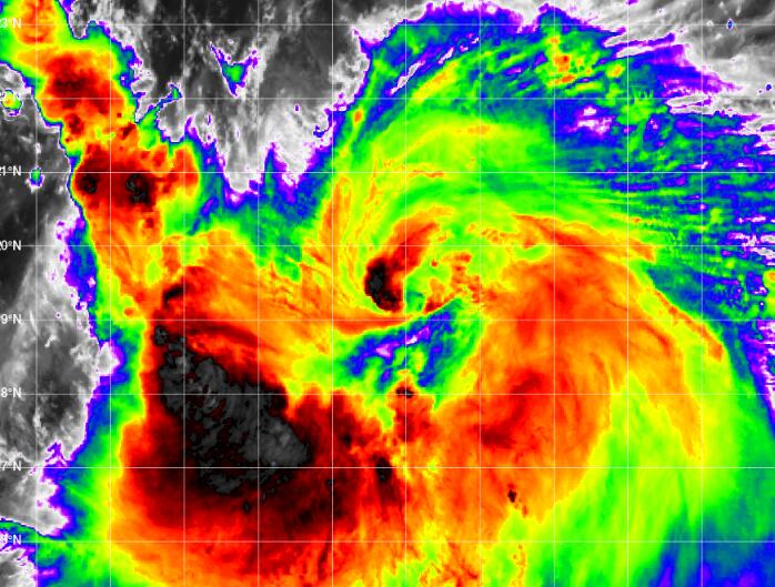 台风路径实时发布系统卫星云图10号  台风海神最新超清云图实况
