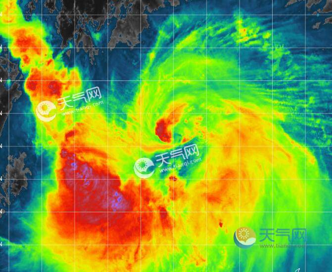 台风路径实时发布系统卫星云图10号 台风海神最新超清云图实况