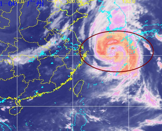 上海9号台风最新路径实时图 “美莎克”外围影响上海迎风雨