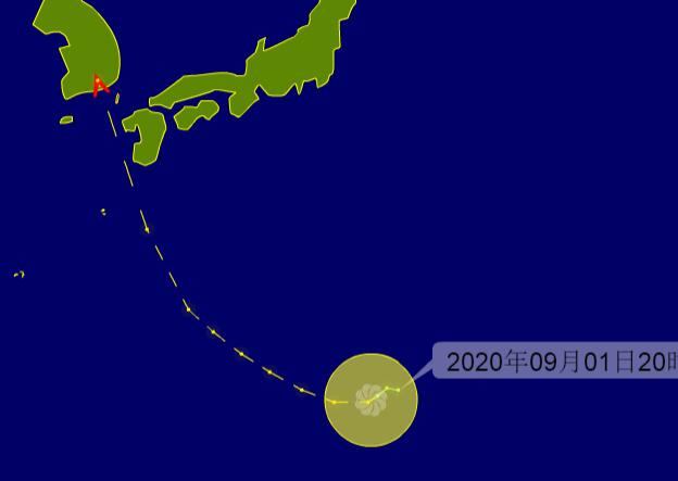 10号台风海神实时路径趋势图今天 2020台风海神路径走向预测图