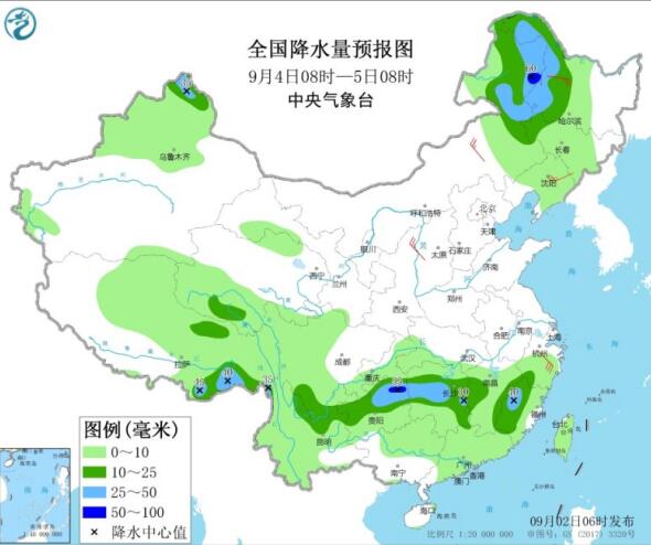 台风“美莎克”携手“海神”上演双台风共舞 黑龙江吉林等东北地区暴雨不断