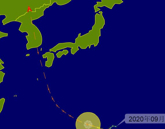 2020十号台风路径实时发布系统路径图 台风海神最新路径走势