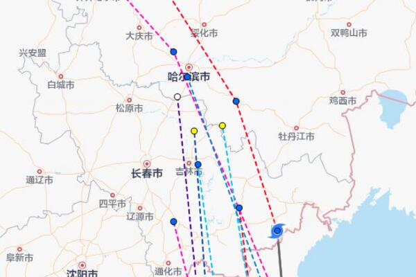 9号台风路径实时最新消息今天 台风“美莎克”致哈尔滨市出现暴雨