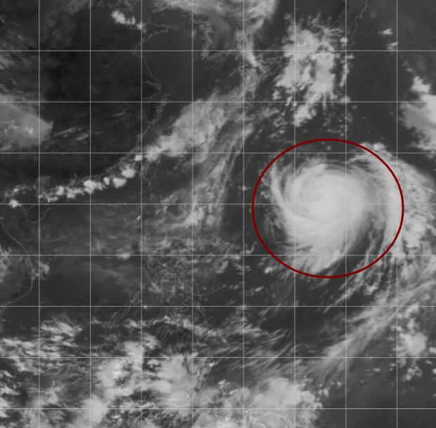 10号台风路径实时发布系统云图今天 10号台风海神卫星云图变化情况