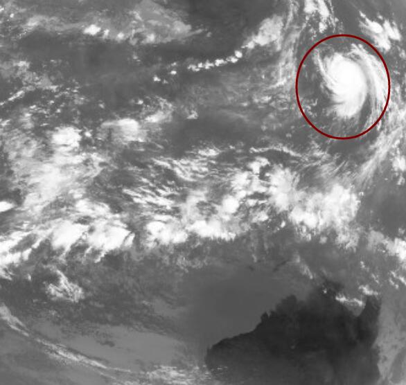 10号台风路径实时发布系统云图今天 10号台风海神卫星云图变化情况