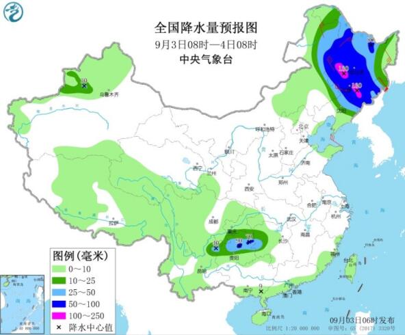 强台风“美莎克”进入吉林带来暴雨 中央气象台发布台风暴雨双预警