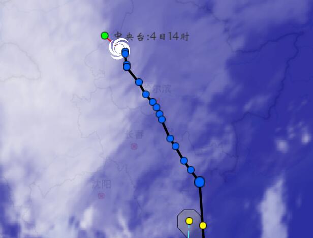 9号台风最新位置路径图今天 台风美莎克最新走向实时路径图