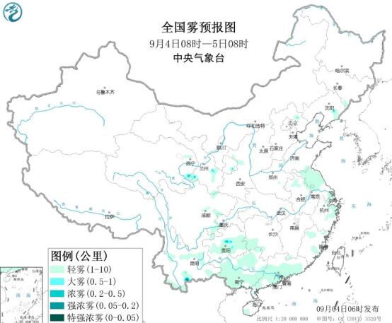 2020全国雾霾预报：新疆东部和南疆盆地有短时扬沙或浮尘天气