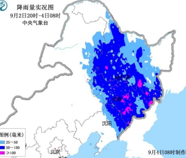 黑龙江台风美莎克路径实时发布系统 台风与冷空气联合黑龙江大暴雨