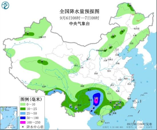 今日西南华南等地将有强降雨 台风“海神”未来三天将登陆东北地区