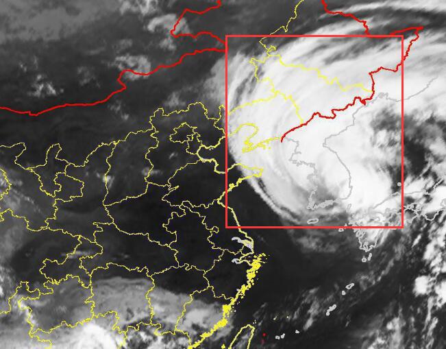 10号台风海神路径实时发布系统云图 十号台风气象云图