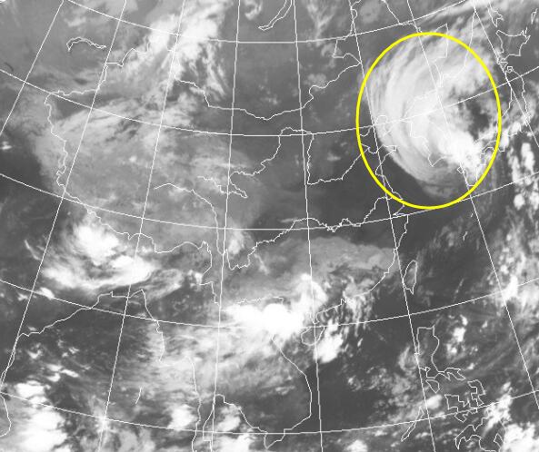 10号台风海神路径实时发布系统云图 十号台风气象云图最新情况