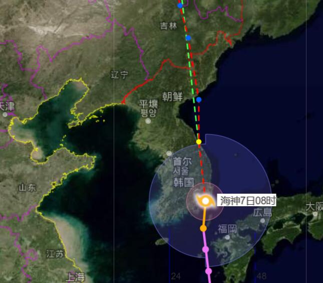 10号台风最新消息2020路径图 第十号台风路径实时发布系统路径图