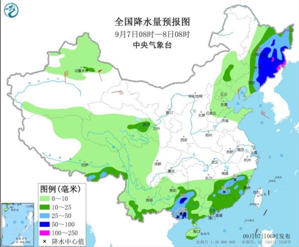 台风海神即将进入吉林带来大暴雨 冷空气来袭北方降温明显