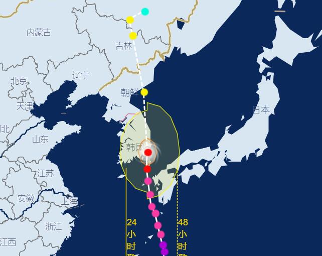 10号台风最新消息2020路径图 第十号台风路径实时发布系统路径图