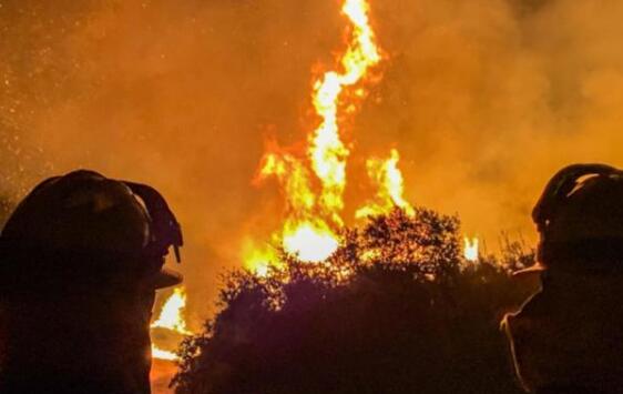 加州山火面积超1万英亩破纪录 8人死亡超3300座建筑被毁
