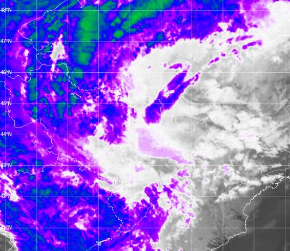 台风路径实时发布系统10号云图发展 台风海神残余卫星云图实况