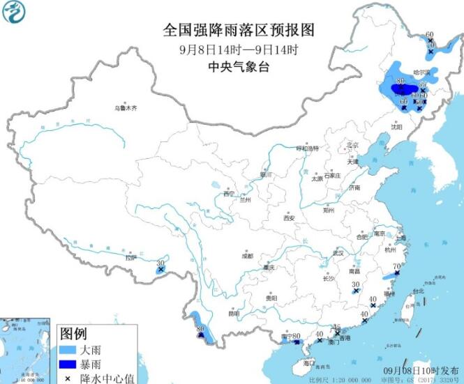 台风海神登陆吉林后停止编号 残余继续给东北带来影响