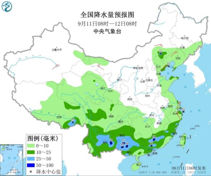 南方阴雨不断气温降到30℃以下 冷空气频繁造访华北西北