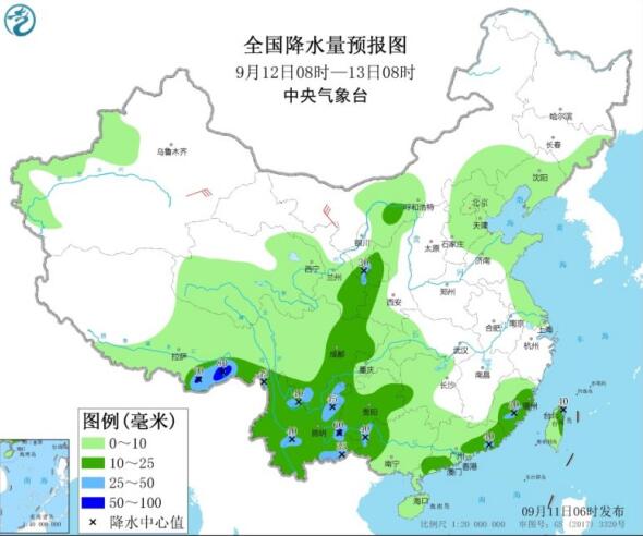 南方阴雨不断气温降到30℃以下 冷空气频繁造访华北西北