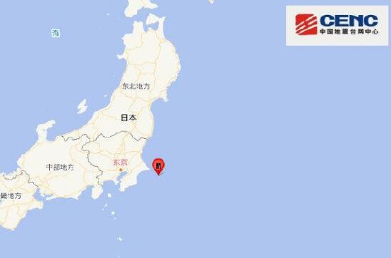日本本州东岸近海发生5.9级地震 目前暂无海啸预警