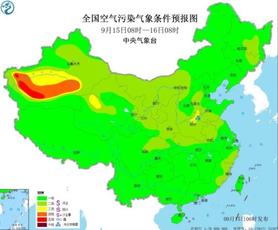 2020全国雾霾预报：华北南部一带气温较高有利于臭氧生成