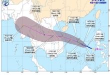 11号台风实时最新消息今天 台风“红霞”进入南海后风力将达到10级