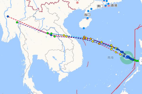 11号台风路径实时最新消息 台风“红霞”预计18日从海南岛以南海面经过