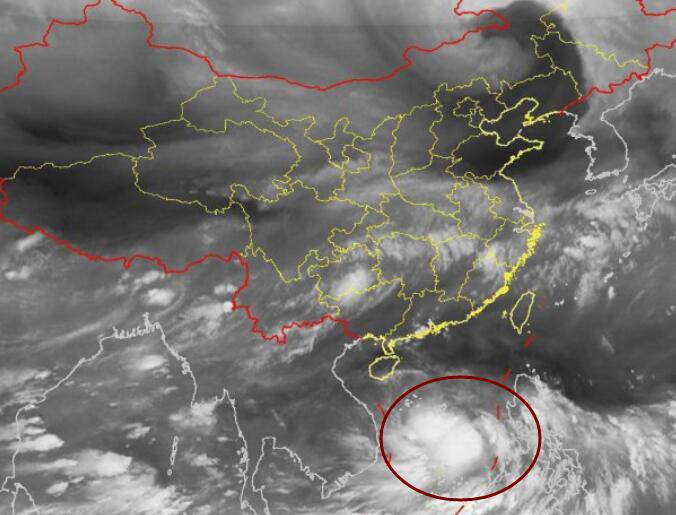 2020海南台风最新消息预报 台风红霞影响今起至18日强风雨来袭