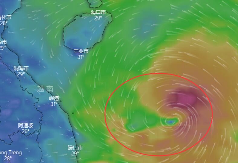 2020第11号台风红霞路径登陆在即 我国华南受影响风雨天气明显