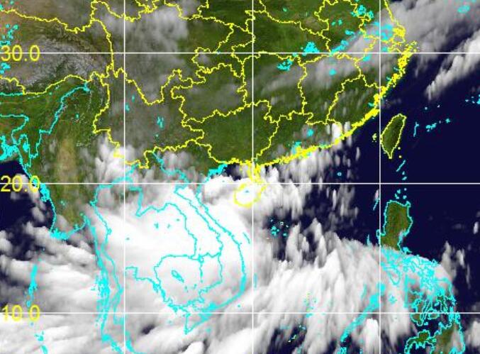 海南台风路径实时发布系统2020最新 台风“红霞”今仍影响海南风雨明显
