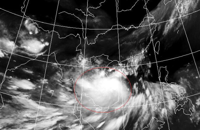 2020十一号台风最新路径实时发布系统  台风“红霞”卫星云图实况今天