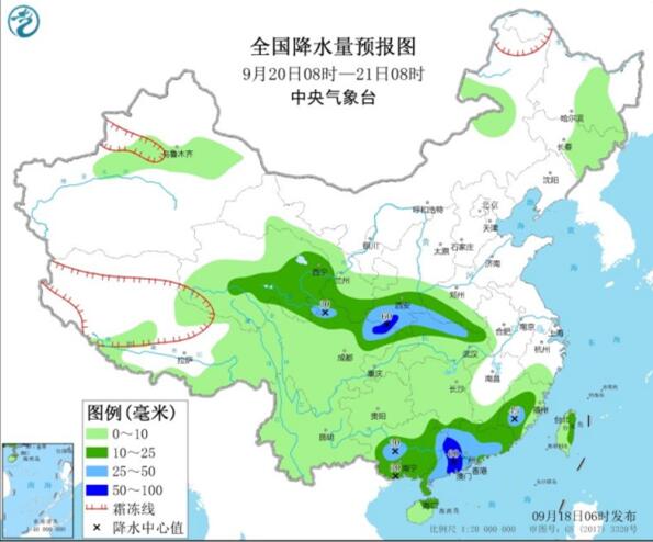 10号台风红霞在华南沿海掀起巨浪 北方入秋气温最低仅10℃出头