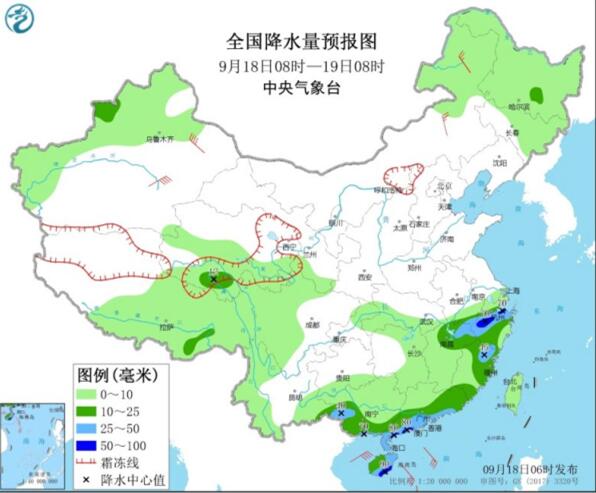 10号台风红霞在华南沿海掀起巨浪 北方入秋气温最低仅10℃出头