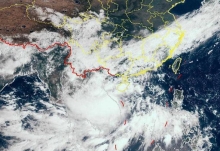 2020海南台风路径实时发布系统 台风“红霞”仍继续影响海南地区