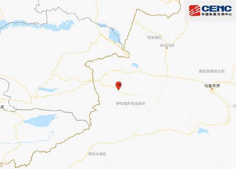 2020新疆地震最新消息今天 早晨发生两次地震最强4.6级