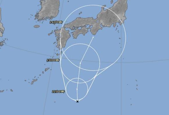 2020年12号台风最新路径图更新 台风白海豚即将生成目标日本