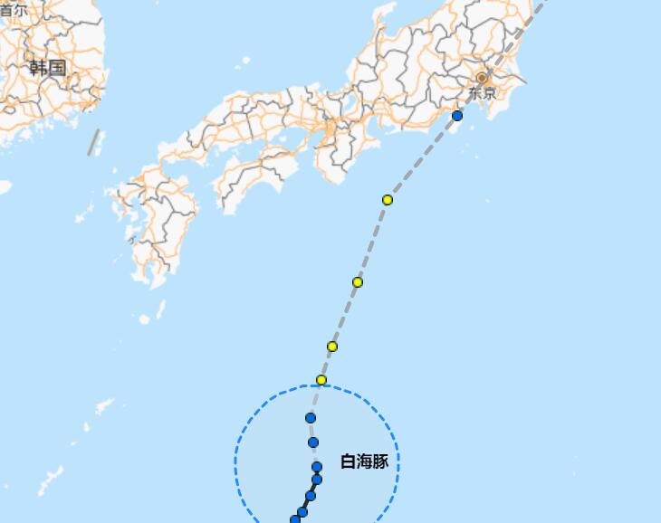 12号东北台风路径实时发布系统 台风“白海豚”未来会影响我国东北吗