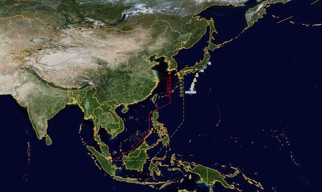 9月12号台风路径实时发布系统云图 “白海豚”最新卫星云图(持续更新)